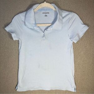 Amazon Essentials size XL Light Blue Short Sleeve Polo